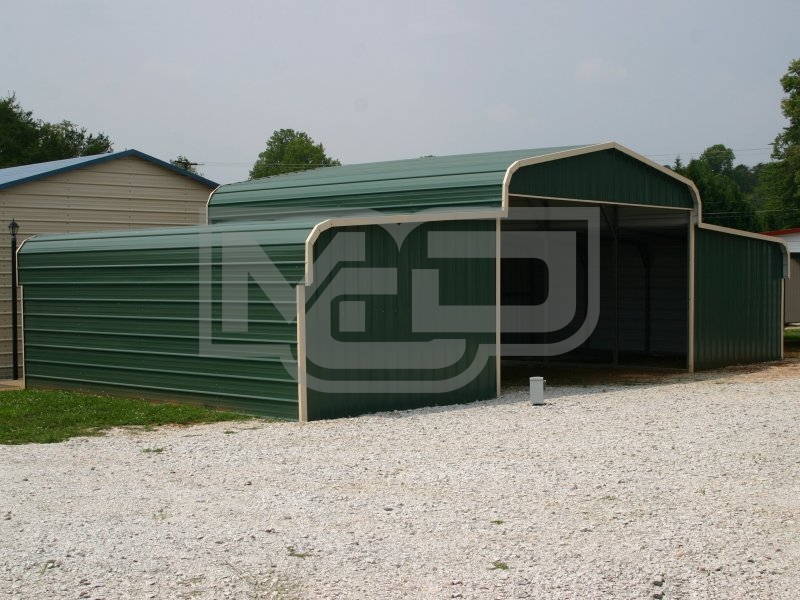 Steel Storage Barn | Regular Roof | 42W x 26L x 9H | Barns