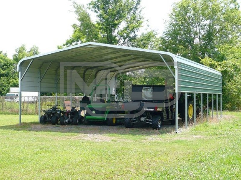 Carport | Regular Roof | 24W x 36L x 8H | 2 Panels