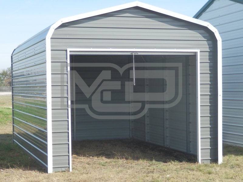 Single Garage | Regular Roof | 18'W x 21'L x 7`H | 1-Car Single Garage | Regular Roof | 18'W x 21'L x 7`H | 1-Car